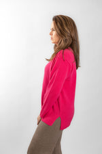 Load image into Gallery viewer, Bright Pink Polo Neck
