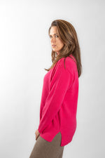 Load image into Gallery viewer, Bright Pink Polo Neck
