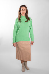 Bright Green Polo Neck