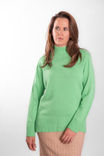 Load image into Gallery viewer, Bright Green Polo Neck
