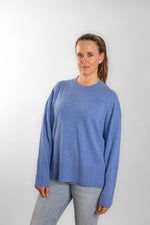 Load image into Gallery viewer, Blue Crew Neck Jumper
