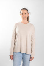 Load image into Gallery viewer, Oatmeal Crew Neck Jumper
