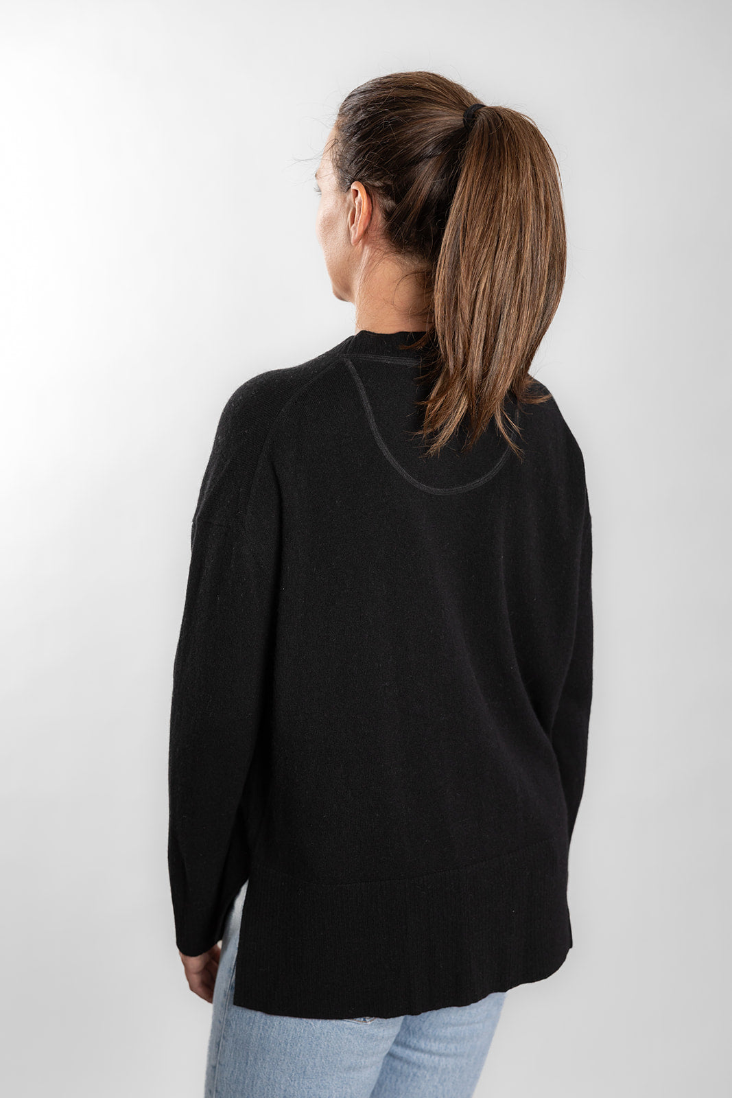 Black Crew Neck Jumper