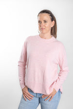 Load image into Gallery viewer, Baby Pink Crew Neck Jumper
