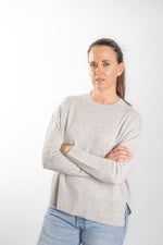 Load image into Gallery viewer, Grey Crew Neck Jumper
