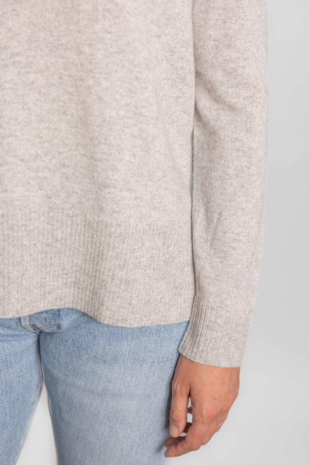 Grey Crew Neck Jumper