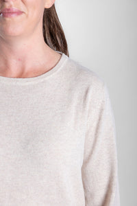 Oatmeal Bell Sleeve Crew