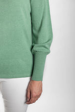 Load image into Gallery viewer, Mint Green Bell Sleeve Crew
