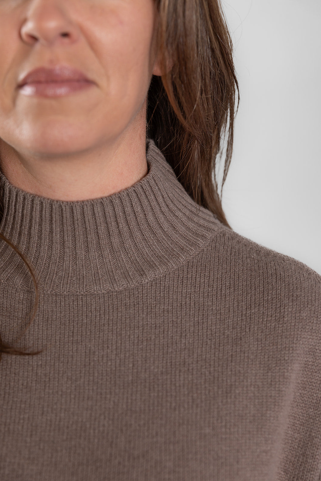 Brown Polo Neck