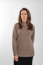 Load image into Gallery viewer, Brown Polo Neck
