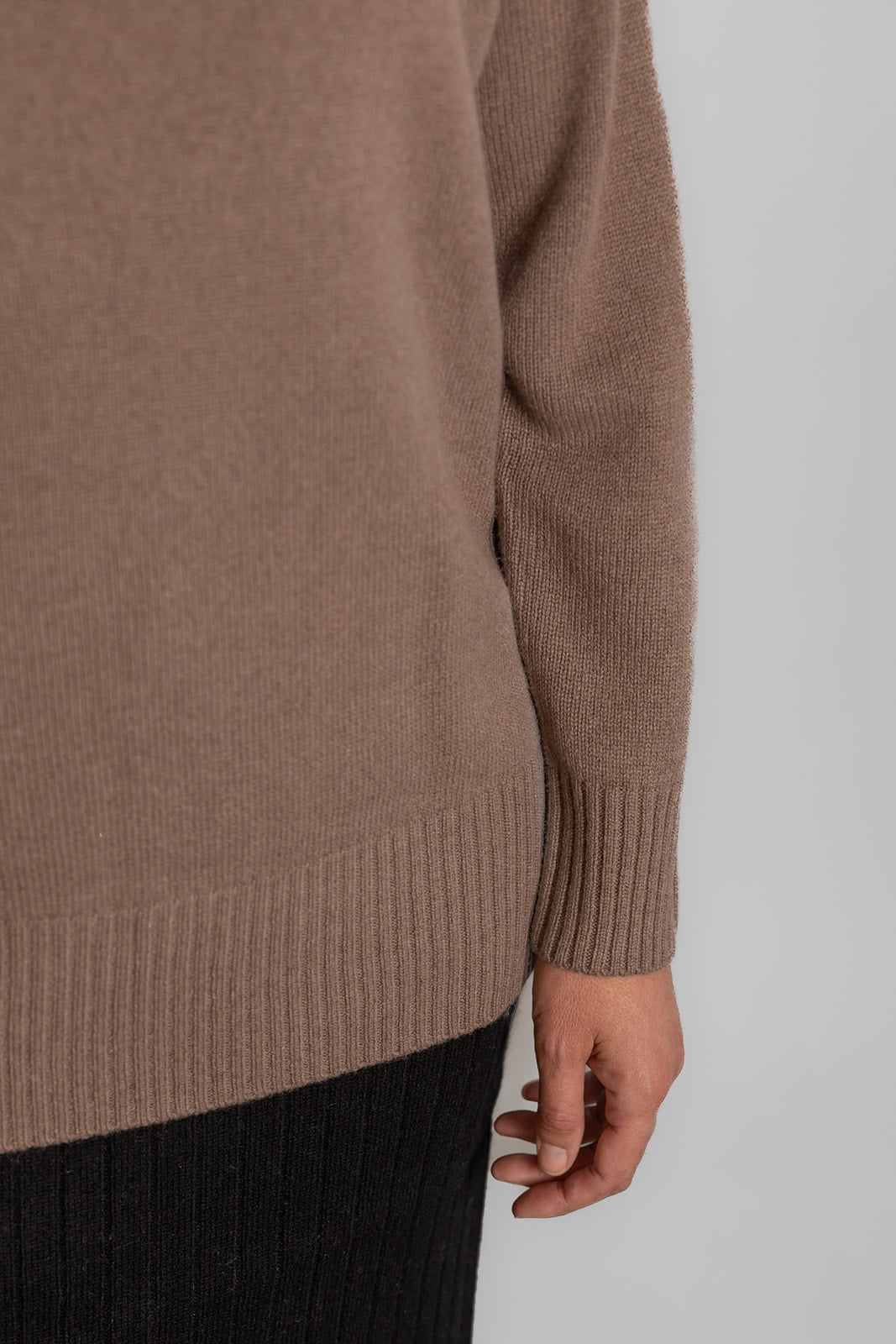 Brown Polo Neck